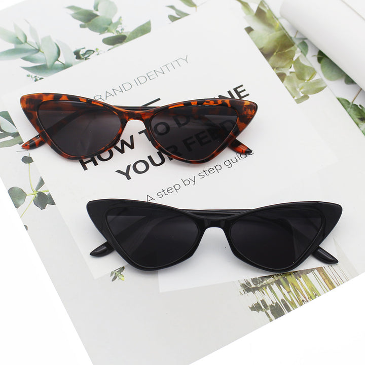 Damen Cat-Eye Sonnenbrille mit sorgfältig gestaltetem Rahmen Karnz