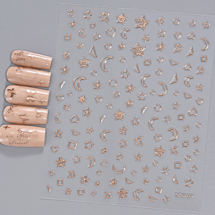 Floral Decorative Nail Art Aufkleber