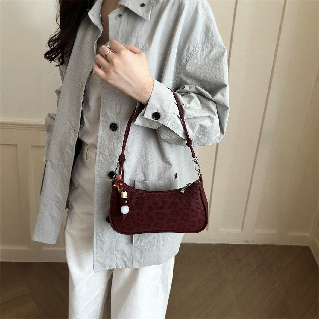 Stilvolle Leopardenmuster-Handtasche