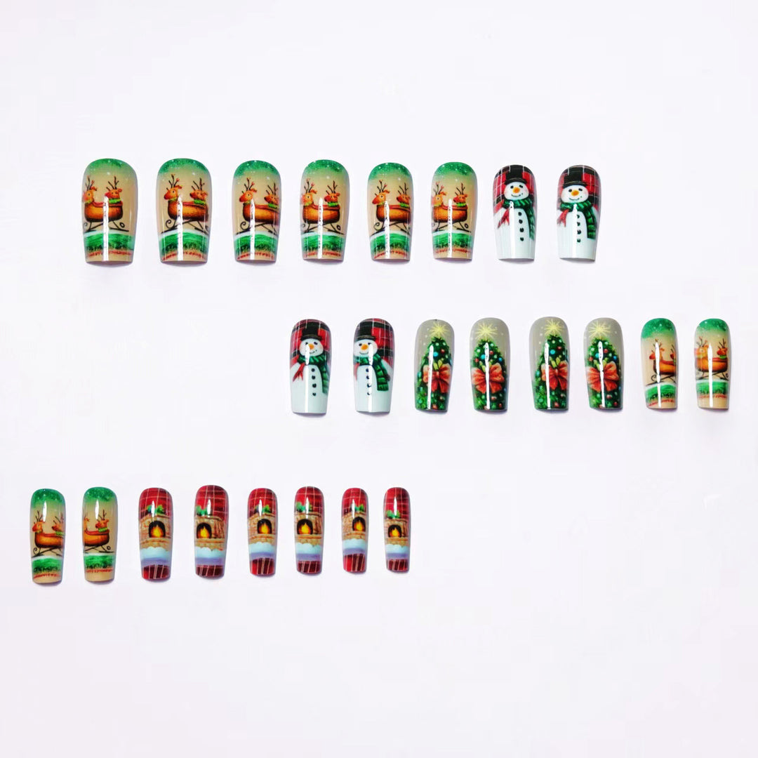 Kreative Weihnachtskunstnägel Im Festlichen Design Karnz