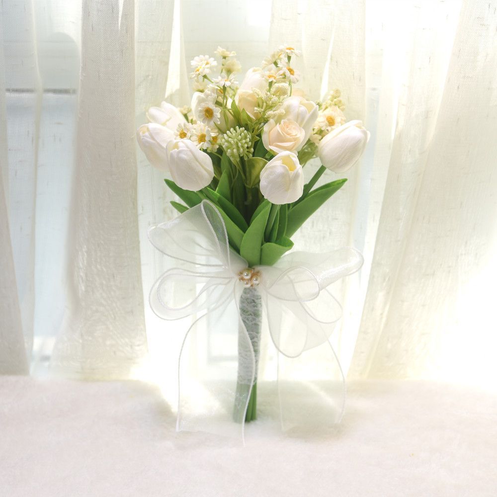 Elegante Künstliche Blumen Hochzeitsstrauß