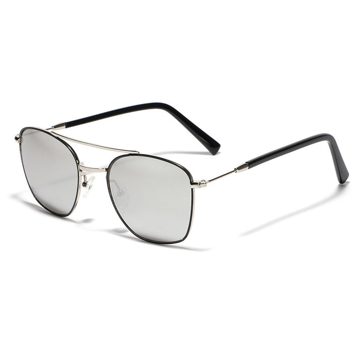 Damen modische quadratische Sonnenbrille mit luxuriösem Metallrahmen Karnz