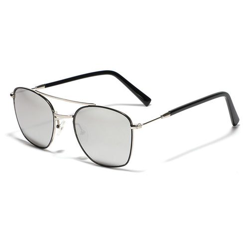 Damen modische quadratische Sonnenbrille mit luxuriösem Metallrahmen Karnz