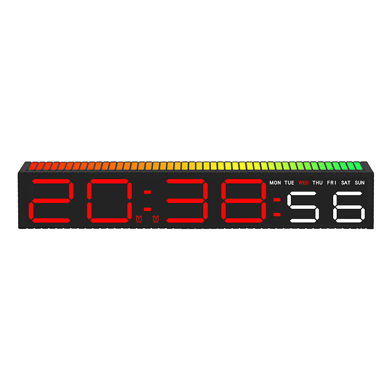Digitaluhr mit Kalender und Wochentagsanzeige Karnz