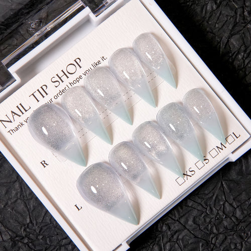 Glänzendes Stiletto Press-On Nagelset