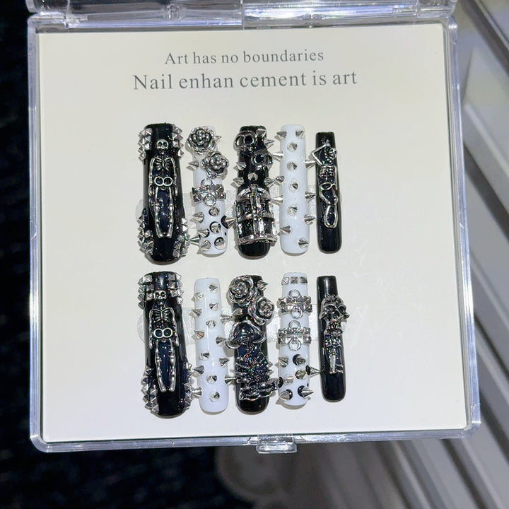Gothic-Themen Nagelkunst Set