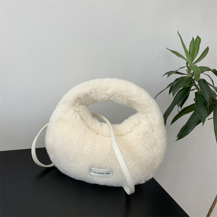 Gemütliche Fleece-Handtasche