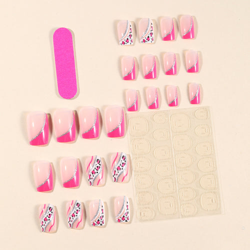 Stylisches Tierdruck Nagelkunstset Karnz