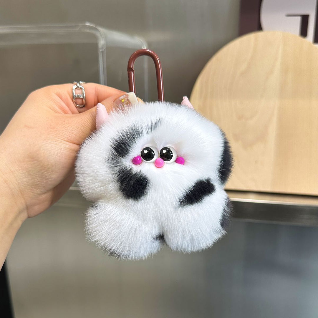 Flauschige Charakter Schlüsselanhänger Charm Karnz