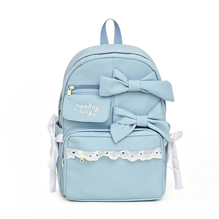 Süße Rucksack mit Schleifen-Detail Karnz