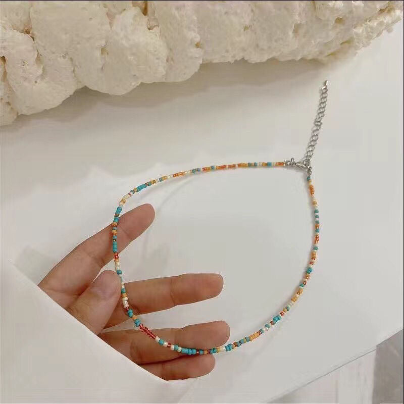 Handgefertigtes Perlen Choker Halsband Karnz