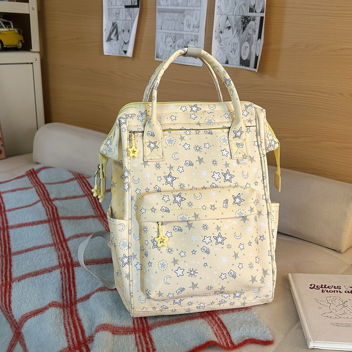 Stylischer Sternmuster-Rucksack Karnz
