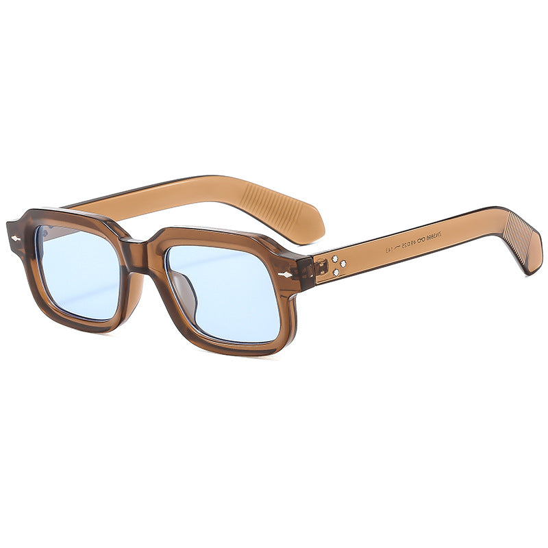 Damen modische quadratische Sonnenbrille mit elegantem Design und UV-Schutz Karnz
