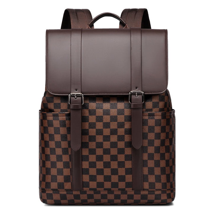 Stylische Kariert Rucksack Karnz
