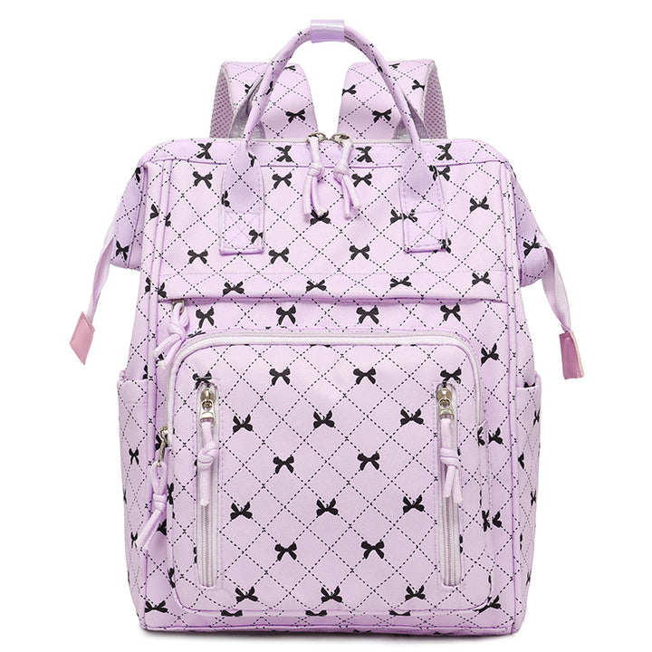 Stylische Schleifen-gedruckte Rucksack Karnz