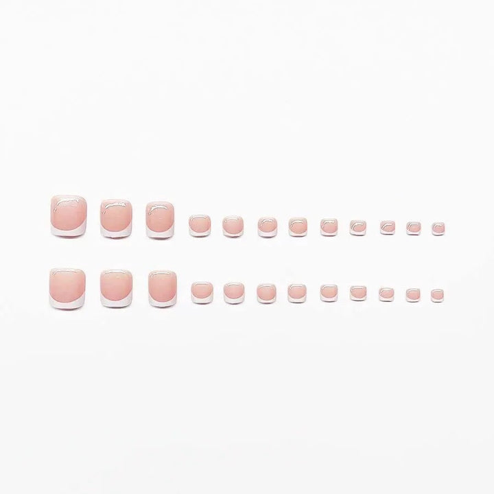 French Tip Nagelkunst Set Karnz
