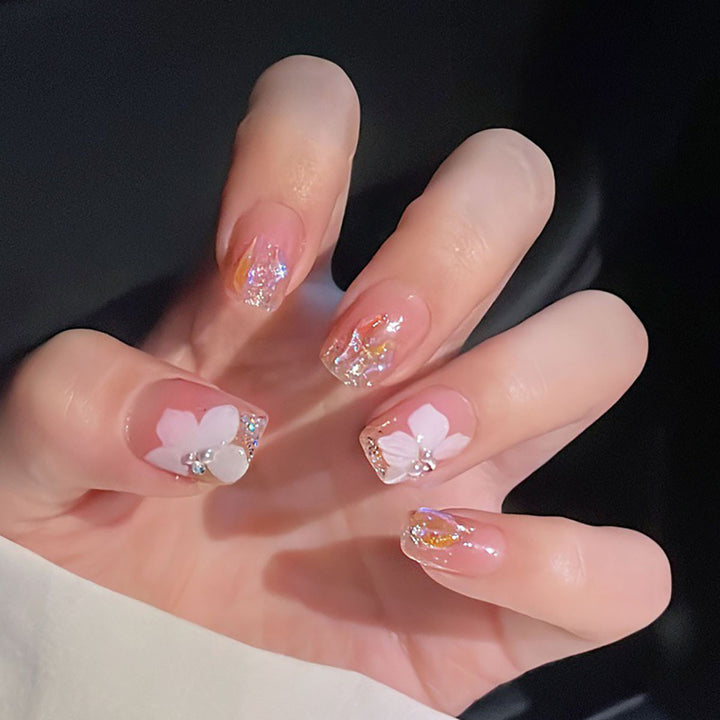 Blumen Acryl Nagelkunst