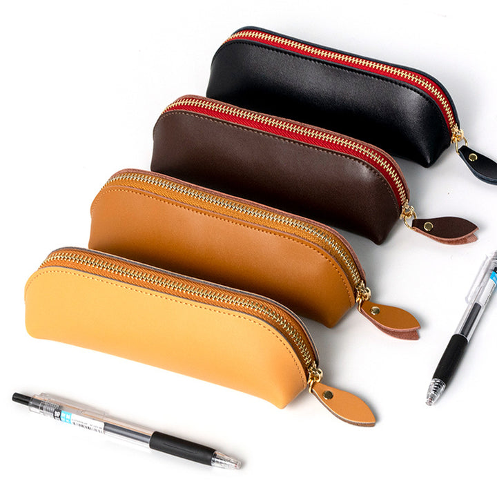 Luxuriöse Leder Stiftetasche Karnz