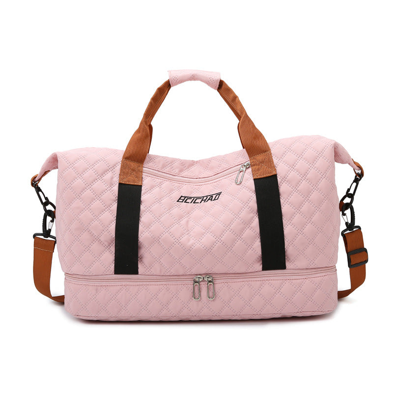 Stylische gesteppte Reisetasche