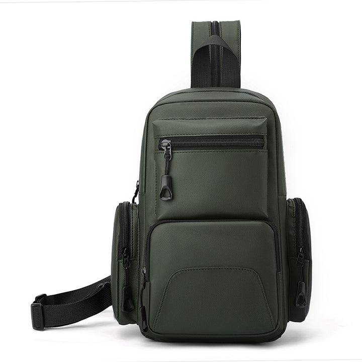Vielseitiger Multi-Taschen Sling-Rucksack Karnz