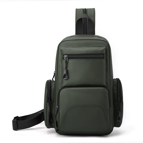 Vielseitiger Multi-Taschen Sling-Rucksack Karnz
