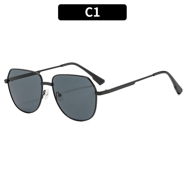 Premium Geometrische Piloten-Sonnenbrille