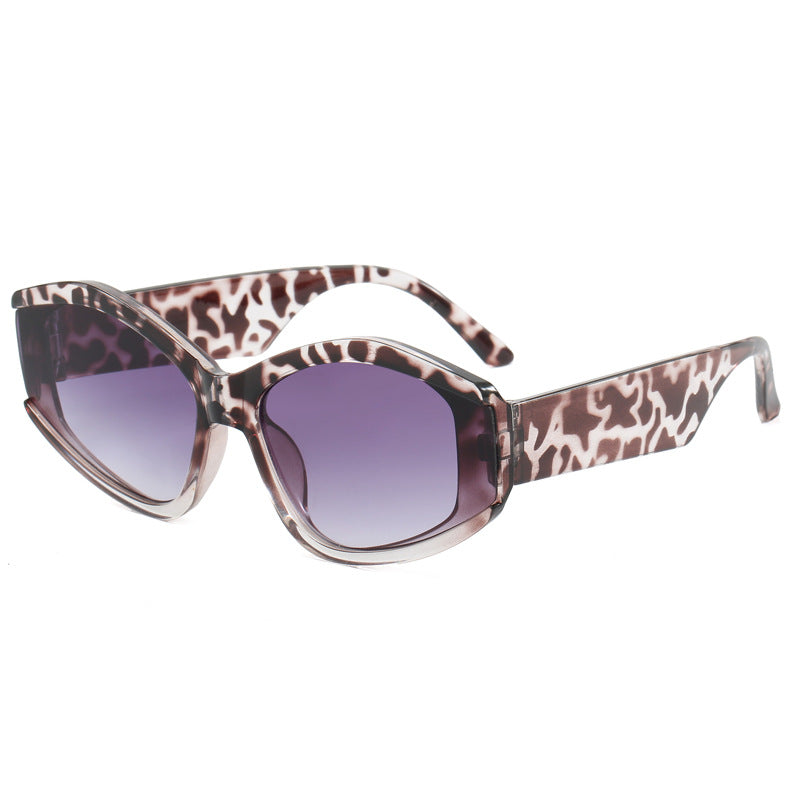 Damen modische Sonnenbrille mit markantem, futuristischem Design Karnz