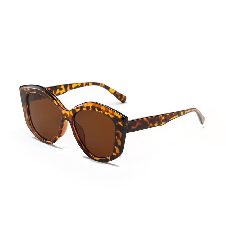 Damen stylische Katzenaugen Sonnenbrille Karnz