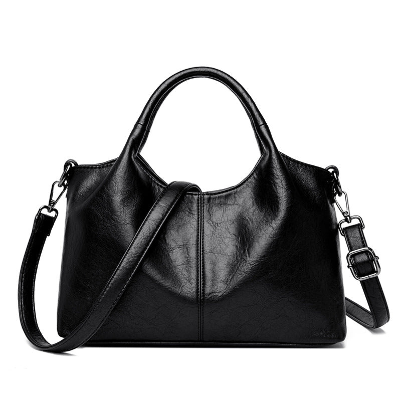 Klassische Kunstleder Handtasche Karnz