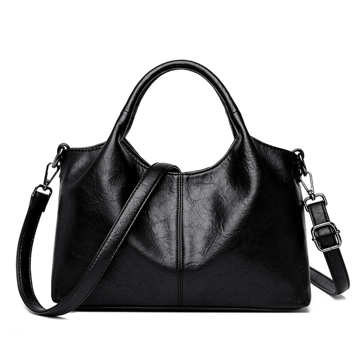 Klassische Kunstleder Handtasche Karnz