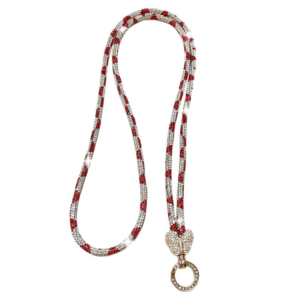 Rhinestone-besetzte Telefon-Lanyard Karnz