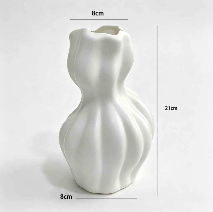 Abstract Skulptural Dekorative Vase Karnz