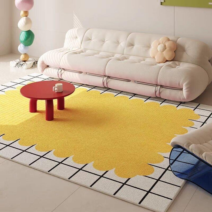Dekorativer floraler Musterteppich