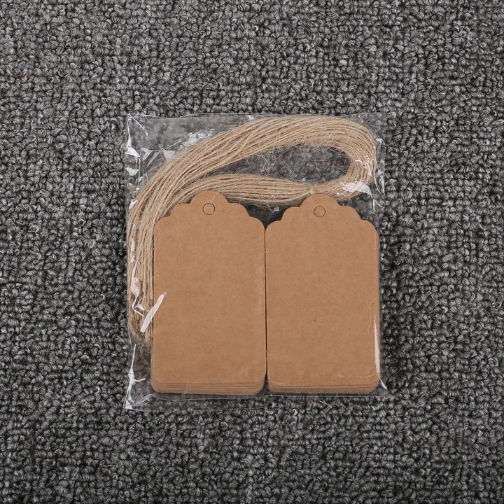 Umweltfreundliche Kraftpapier-Hangtags Karnz