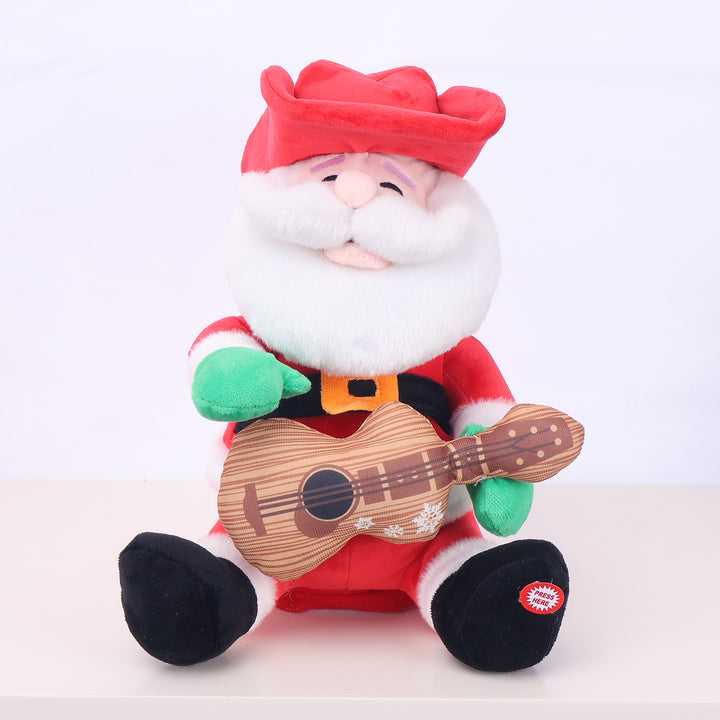 Dekorative Weihnachtsmannfigur mit Süßigkeit