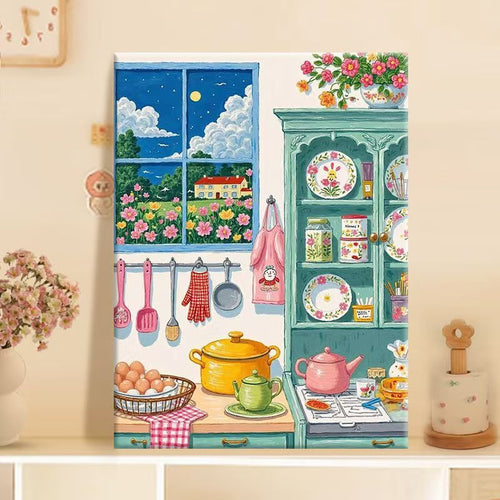 Küchen-Themen Dekorative Leinwand Kunst Karnz