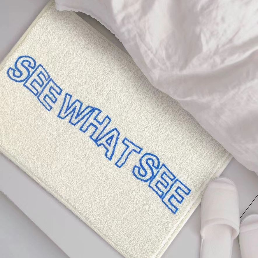 Stylische Fußmatte