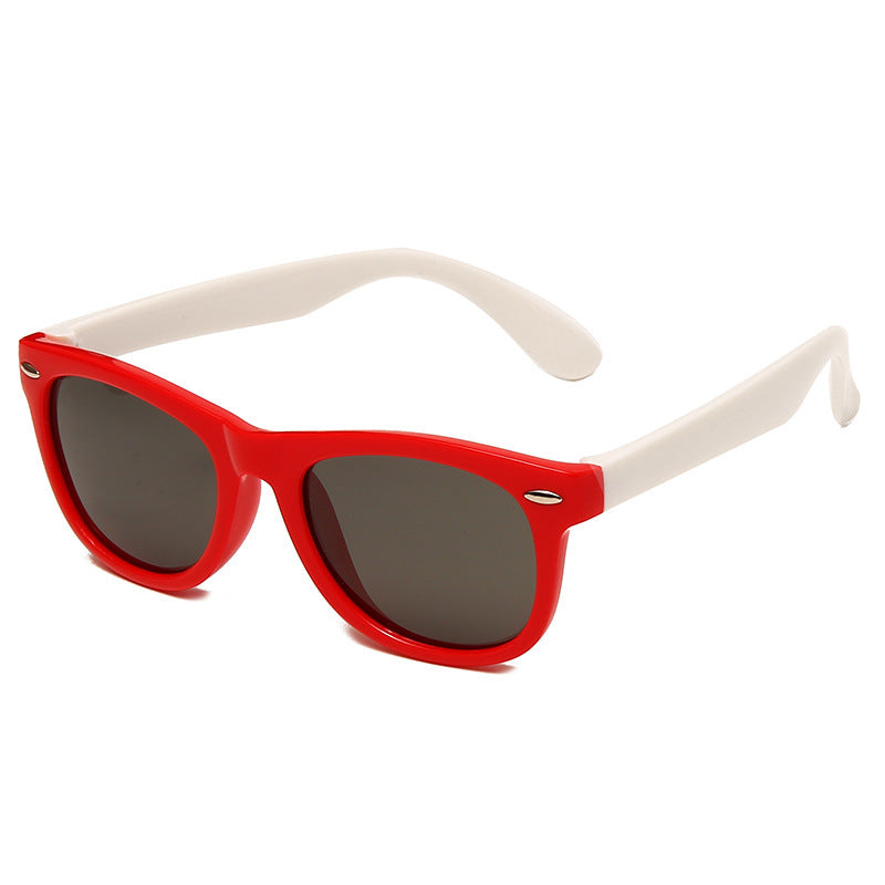 Karnz | Kinder Flex Sonnenbrille mit flexiblem und robustem Rahmen