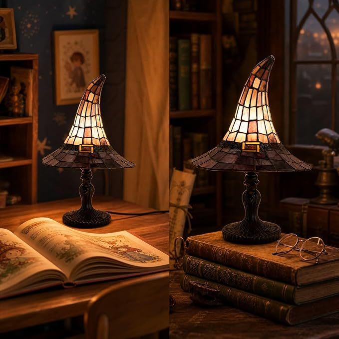 Halloween-Themen Hexenhut Tischlampe Karnz