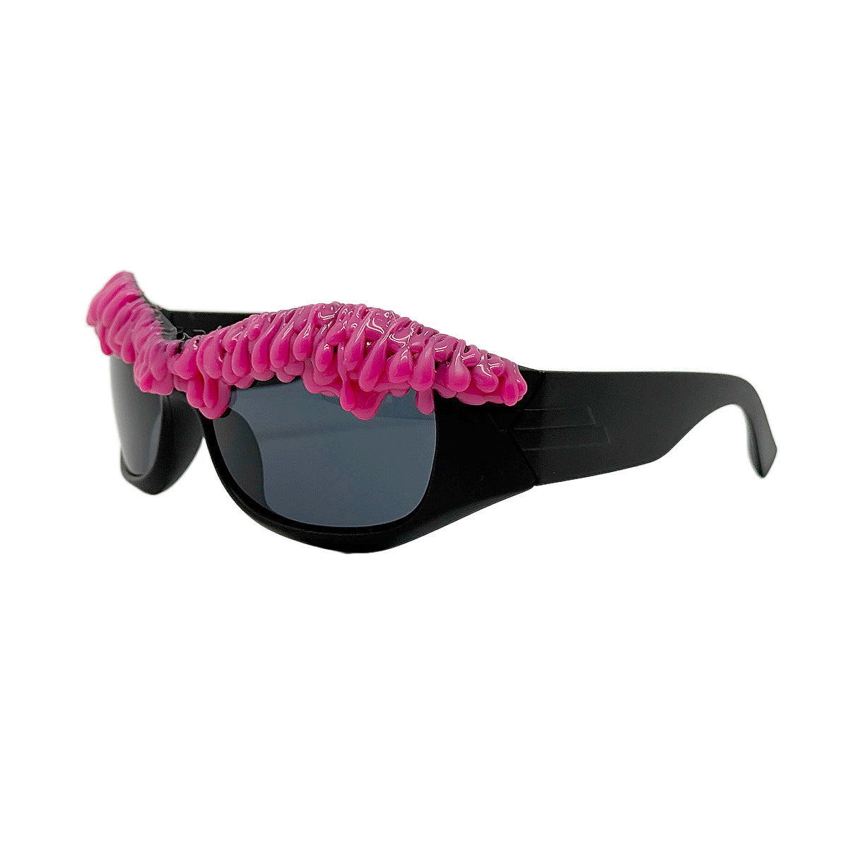 Damen kreative Sonnenbrille mit innovativem Strukturrahmen Karnz