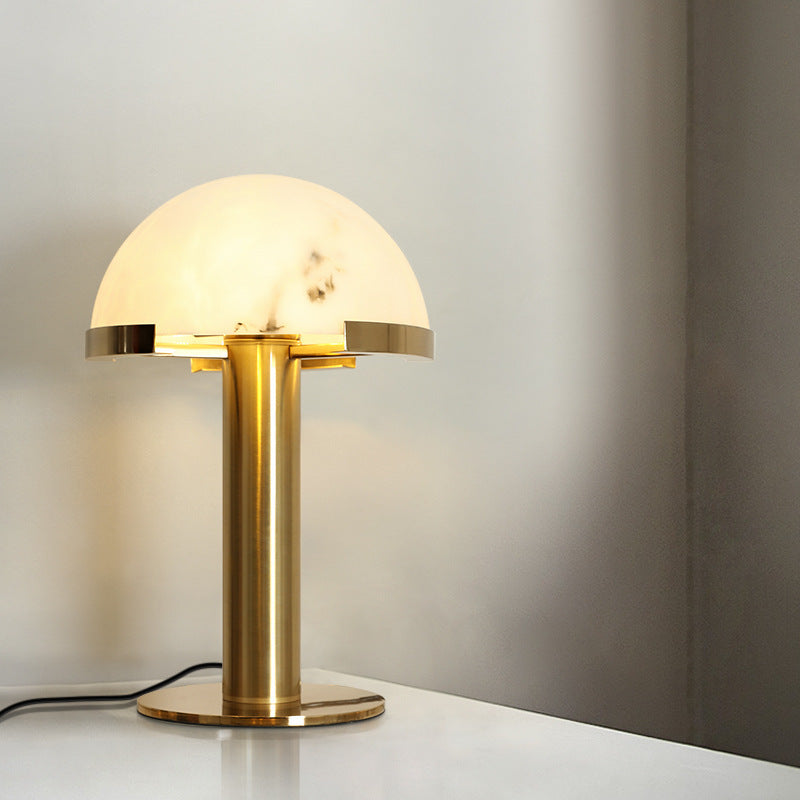 Moderne Marmorkuppel Tischlampe