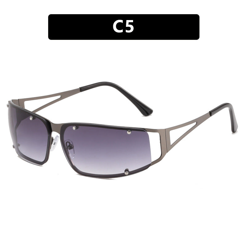 Damen sportliche Sonnenbrille mit trendigem Design und polarisierten Gläsern Karnz