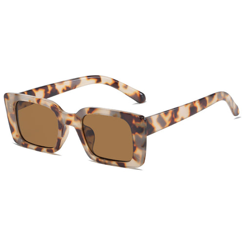 Damen modische quadratische Sonnenbrille mit UV-Schutz Karnz