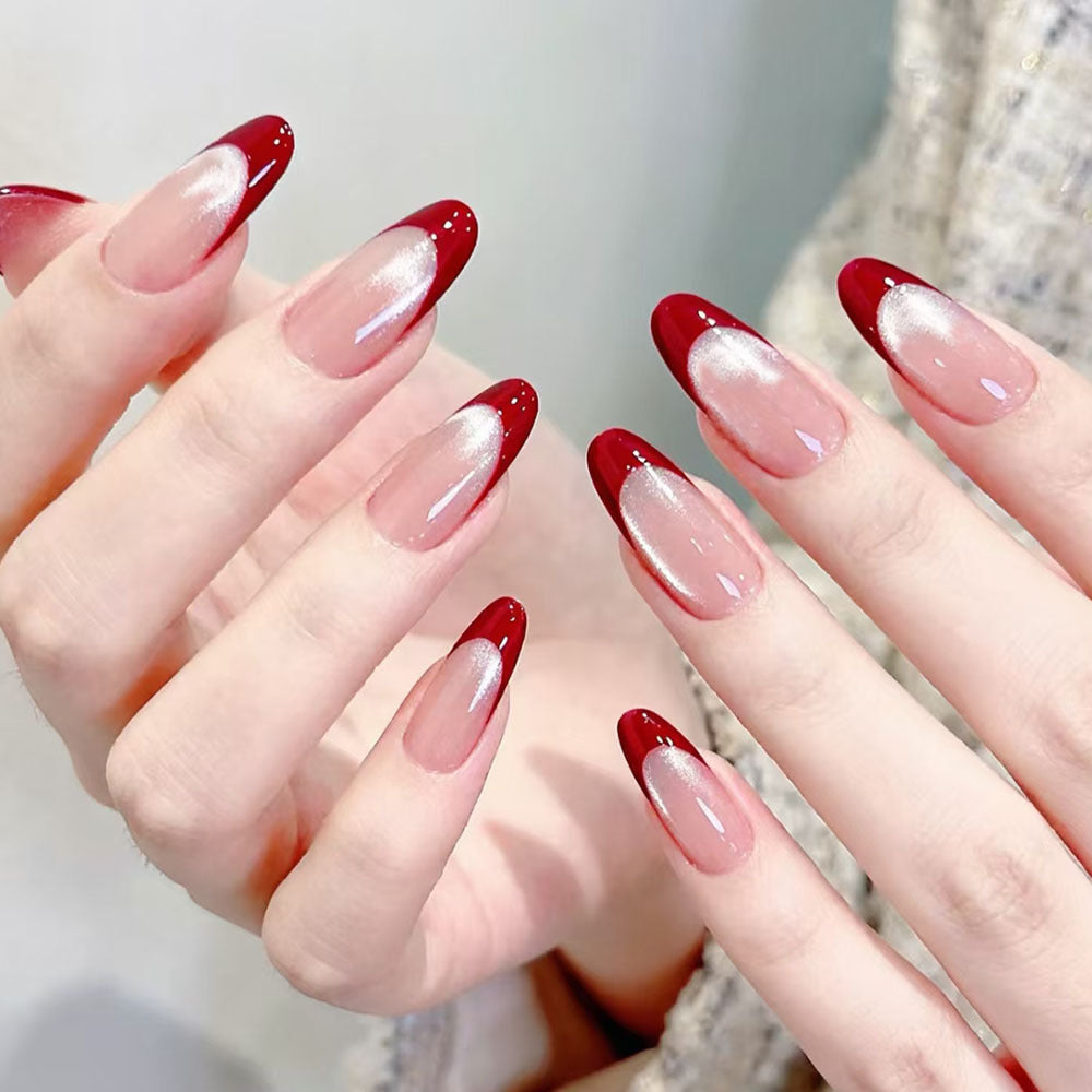 Vielseitiges Press-On-Nagelset mit einzigartigen Kunstdesigns