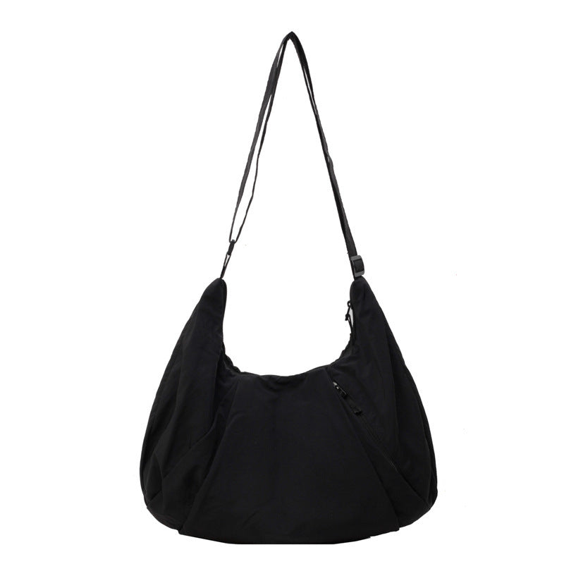 Weiche Stoff Freizeit Schultertasche