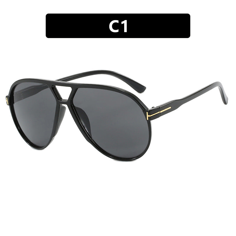 Damen modische Sonnenbrille im stylischen Pilotenlook Karnz