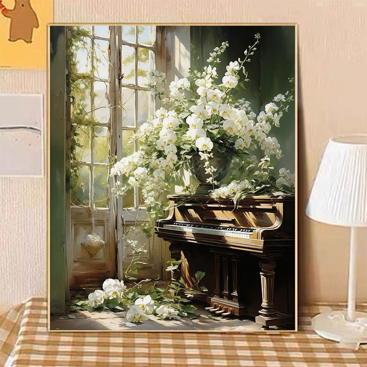 Artistische Florale Stillleben Leinwandkunst Karnz