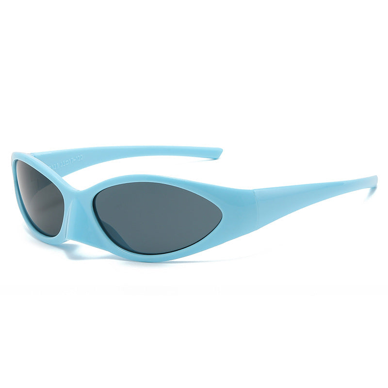 Damen Sportliche Sonnenbrille mit aerodynamic Design Karnz