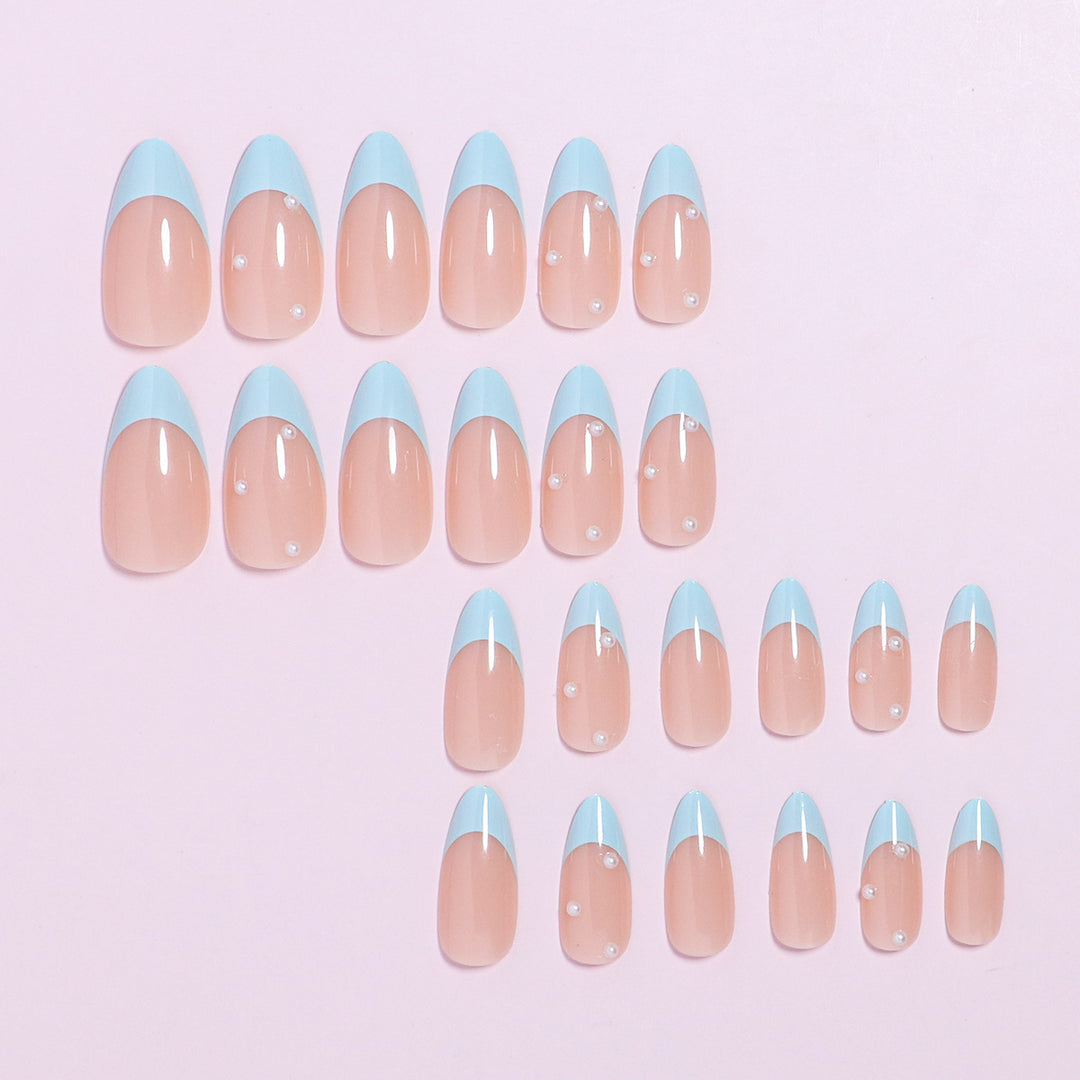 Elegantes French Tip Press-On Nail Set Karnz