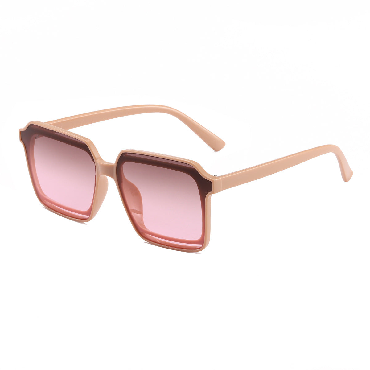 Damen moderne quadratische Sonnenbrille mit stilvollen Details Karnz